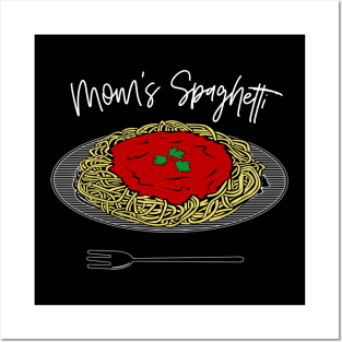 Retro Vintage Mom's Spaghetti Posters and Art